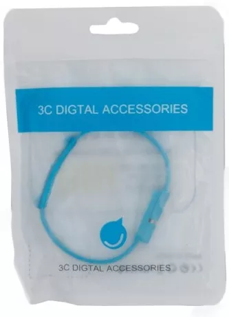 Кабель ExtraDigital USB-A - micro USB 10w 0.25м cable Blue (KBU1784) - фото 5