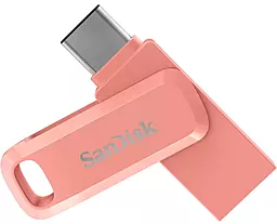 Флешка SanDisk 128 GB Ultra Dual Drive Go Type-C Peach (SDDDC3-128G-G46PC) Pink - фото Флешка SanDisk 128 GB Ultra Dual Drive Go Type-C Peach (SDDDC3-128G-G46PC) Pink