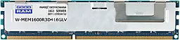 Оперативная память GooDRam 16Gb DDR3L 1600MHz (W-MEM1600R3D416GLV)