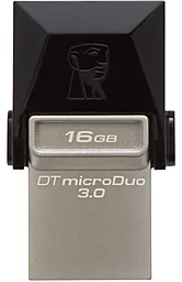 Флешка Kingston DT microDuo 16GB (DTDUO3/16GB) - фото Флешка Kingston DT microDuo 16GB (DTDUO3/16GB)
