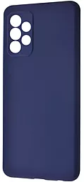 Чехол Wave Full Silicone Cover для Samsung Galaxy A72 Midnight Blue