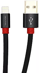 Кабель WUW X100 USB-A - Lightning 12w 2.4a 1.2м cable Black - фото Кабель WUW X100 USB-A - Lightning 12w 2.4a 1.2м cable Black