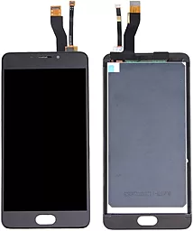 Дисплей Meizu M5 Note (M621) з тачскріном, Black - фото Дисплей Meizu M5 Note (M621) з тачскріном, Black