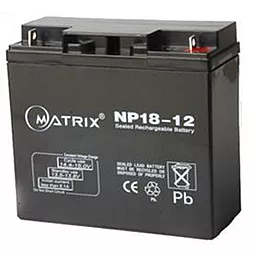 Акумуляторна батарея Matrix 12V 18AH (NP18-12)