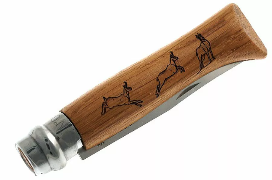 Нож Opinel №8 VRI Chamois Серна, дуб (002336) - фото 3