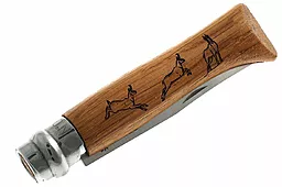 Нож Opinel №8 VRI Chamois Серна, дуб (002336) - миниатюра 3 Нож Opinel №8 VRI Chamois Серна, дуб (002336) - миниатюра 3