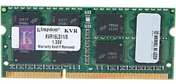 Оперативная память для ноутбука Kingston SO-DIMM DDR3L 8GB 1600 MHz (KVR16LS11/8WP)