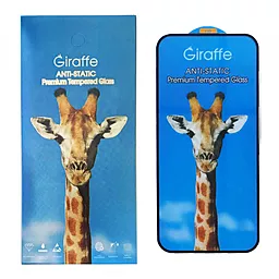 Защитное стекло Giraffe Anti-static glass для Apple iPhone 16 Pro, iPhone 17 Black - фото Защитное стекло Giraffe Anti-static glass для Apple iPhone 16 Pro, iPhone 17 Black