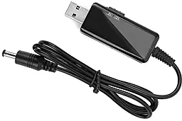 Кабель ArmorStandart с преобразователем 5V -> 12V USB-A - DC 5.5x2.1mm + 3.5x1.35mm 12w 1a 0.8м cable Black (ARM65519) - фото Кабель ArmorStandart с преобразователем 5V -> 12V USB-A - DC 5.5x2.1mm + 3.5x1.35mm 12w 1a 0.8м cable Black (ARM65519)
