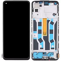 Дисплей Oppo Reno 5 4G с тачскрином и рамкой, (TFT, без функции отпечатка пальца), Black - фото Дисплей Oppo Reno 5 4G с тачскрином и рамкой, (TFT, без функции отпечатка пальца), Black