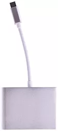 Upex USB Type-C — HDMI/Type-C/USB3.0 Silver (UP10110) - мініатюра 3