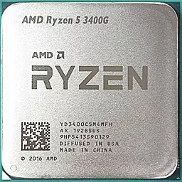 Процесор AMD Ryzen 5 3400G (YD340GC5FIMPK) Tray