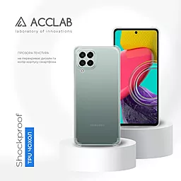 Чохол ACCLAB Shockproof для Samsung Galaxy M53 5G Transparent - мініатюра 4