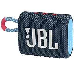 Колонки акустичні JBL Go 3 Blue Coral (JBLGO3BLUP) - фото Колонки акустичні JBL Go 3 Blue Coral (JBLGO3BLUP)