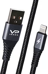 USB Кабель Veron Braided Lightning Cable Black
