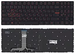 Клавиатура для ноутбука Lenovo Y520 Y520-15IKB с подсветкой Black