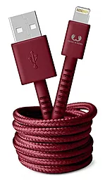 Кабель USB Fresh 'n Rebel Fabriq Lightning Cable 1,5m Ruby (2LCF150RU) - миниатюра 2