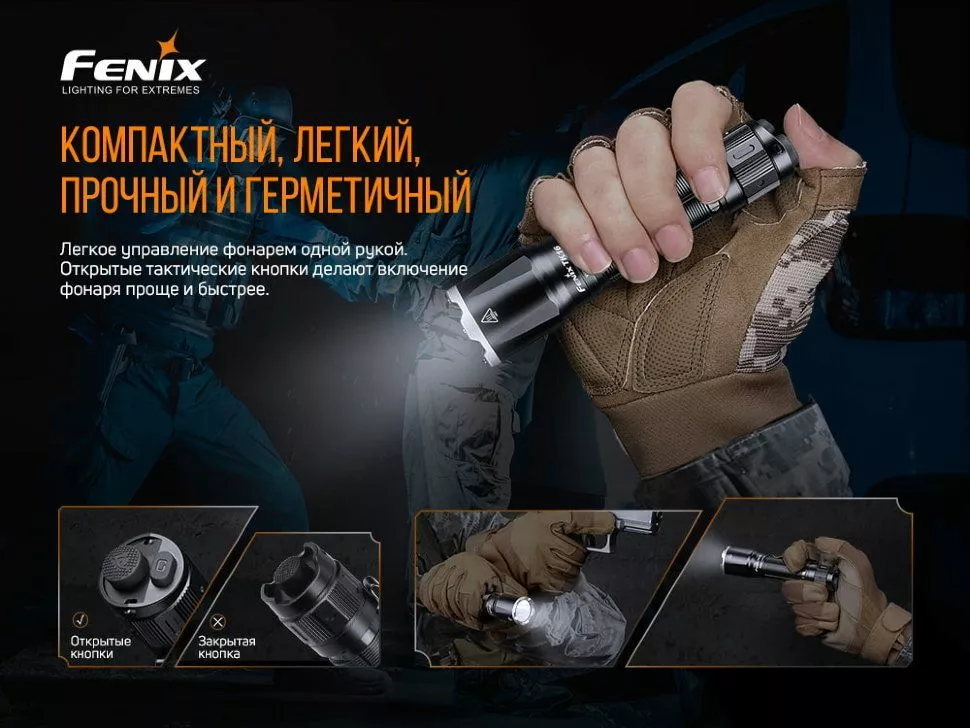 Фонарик аккумуляторный Fenix TK16 V2.0 (1x21700) Зелёный - фото 9