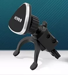 Тримач магнітний KIVEE KV-UC05 Magnetic Car Holder Black - фото Тримач магнітний KIVEE KV-UC05 Magnetic Car Holder Black