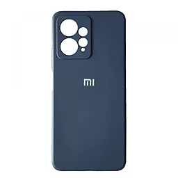 Чехол 1TOUCH Silicone Case Full for Xiaomi Redmi Note 12 4G Navy Blue