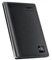 Повербанк Yoki Elegance YK-MPE515 15W 5000mAh Black - фото Повербанк Yoki Elegance YK-MPE515 15W 5000mAh Black