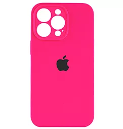 Чохол Silicone Case Full Camera для Apple IPhone 14 Pro Shiny Pink