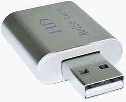Внешняя звуковая карта Dynamode USB 8 (7.1) каналов 3D Aluminium Silver (USB-SOUND7-ALU) - миниатюра 2