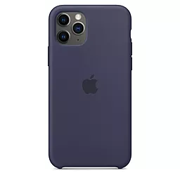 Чехол Apple Silicone Case PB iPhone 11 Pro Max  Midnight Blue