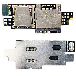 Шлейф HTC A9191 Desire HD / G10 для SIM карты, карты памяти, Original