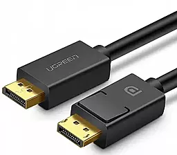 Видеокабель DP102 DisplayPort v1.2 4k 60hz 2m black (10211) Ugreen - фото Видеокабель DP102 DisplayPort v1.2 4k 60hz 2m black (10211) Ugreen