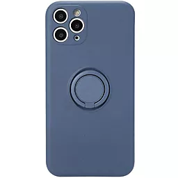 Чехол Epik TPU Candy Ring Full Camera для Apple iPhone 12 Pro Max (6.7")  Серый / Lavender Gray