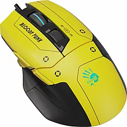 Компьютерная мышка A4Tech Bloody W70 Max USB  Punk Yellow - миниатюра 2