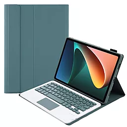 Чехол для планшета BeCover TouchPad с безпроводной клавиатурой для Xiaomi Redmi Pad SE Dark Green (712397) - фото Чехол для планшета BeCover TouchPad с безпроводной клавиатурой для Xiaomi Redmi Pad SE Dark Green (712397)
