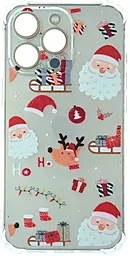 Чехол Wave Christmas Holiday для Apple iPhone 14 Santa Claus - фото Чехол Wave Christmas Holiday для Apple iPhone 14 Santa Claus