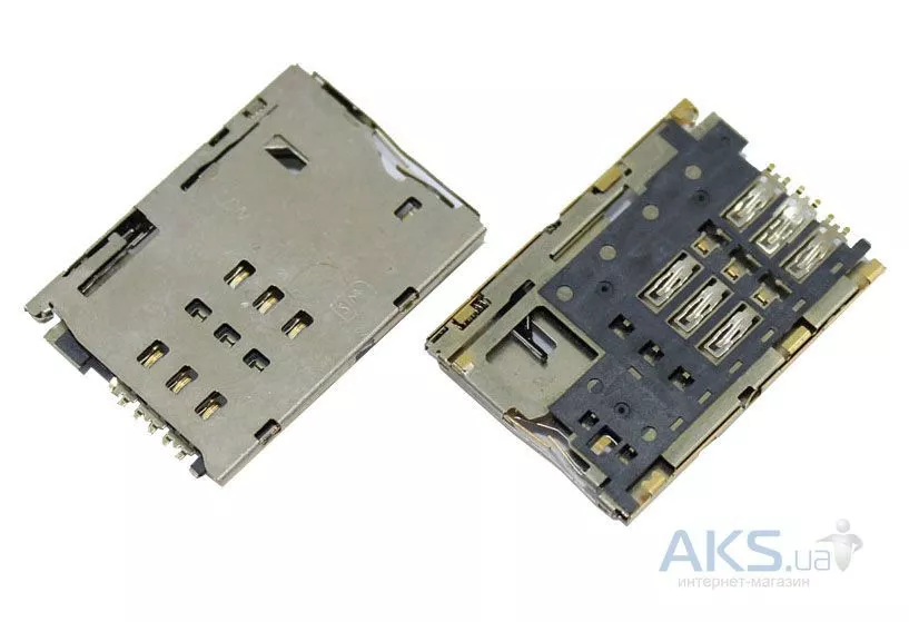 Коннектор SIM-карты Lenovo A3300 A7-30 - фото 1