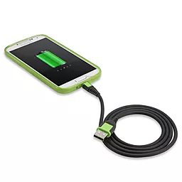 Кабель USB Scosche syncABLE™ Micro USB Cable Black / Green (USBM3G) - миниатюра 4