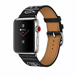 Ремінець для годинника COTEetCI W13 Fashion Leather для Apple Watch 42/44/45/49mm Black (WH5219-BK)