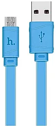 Кабель USB Hoco X5 Bamboo micro USB Cable Blue