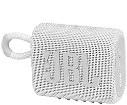 Колонки акустичні JBL Go 3 White (JBLGO3WHT) - фото Колонки акустичні JBL Go 3 White (JBLGO3WHT)
