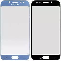 Корпусне скло дисплея Samsung Galaxy J7 J730F 2017 (original) Blue