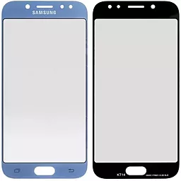 Корпусное стекло дисплея Samsung Galaxy J7 J730F 2017 (original) Blue - фото Корпусное стекло дисплея Samsung Galaxy J7 J730F 2017 (original) Blue