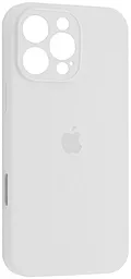 {"ru": "Чехол", "uk": "Чохол"} Silicone Case Full Camera для Apple iPhone 16 Pro Max White