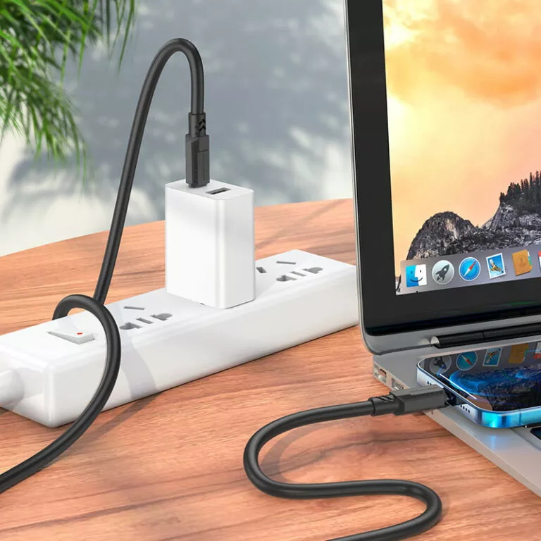 Кабель Borofone BX81 Goodway USB Type-C - Lightning 20w 3a 1м PD сable Black - фото 5