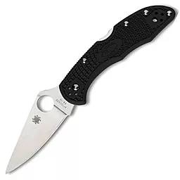 Нож Spyderco Delica 4 Flat Ground (C11FPBK) Black - фото Нож Spyderco Delica 4 Flat Ground (C11FPBK) Black