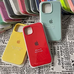 Чохол Silicone Case Full для Apple iPhone 13 Pro Red - мініатюра 4 Чохол Silicone Case Full для Apple iPhone 13 Pro Red - мініатюра 4