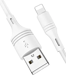 Кабель USB Borofone BX43 Lightning Cable 2.4A White - миниатюра 2