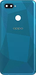 Задняя крышка корпуса Oppo A12 со стеклом камеры Blue