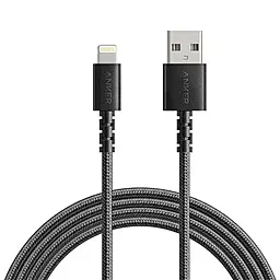 Кабель Anker Powerline Select+ USB-A - Lightning 12w 2.4a 1.8 м cable Black (A8013H11/A8013H12) - фото Кабель Anker Powerline Select+ USB-A - Lightning 12w 2.4a 1.8 м cable Black (A8013H11/A8013H12)