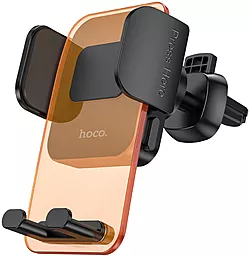 Автотримач с автозатисканням Hoco CA117 Exquisite Press Type Air Outlet Orange