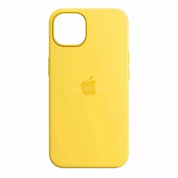 Чехол Silicone Case Full для Apple iPhone 15 Pro Max Lemon Zest